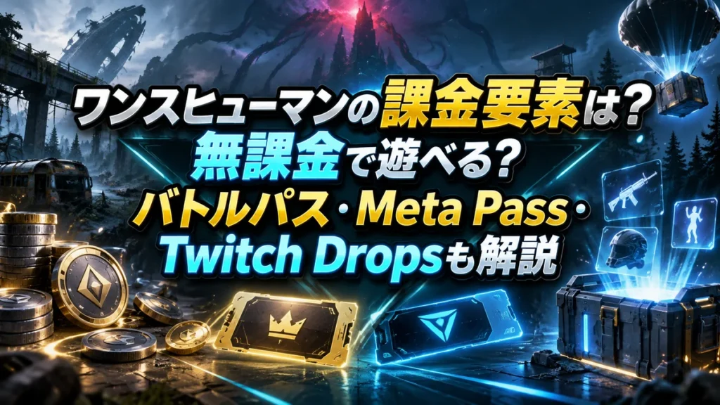 ワンスヒューマンの課金要素は？無課金で遊べる？バトルパス・Meta Pass・Twitch Dropsも解説