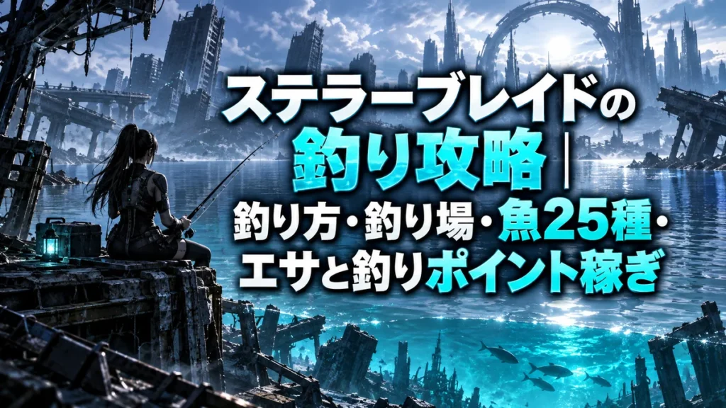 ステラーブレイドの釣り攻略｜釣り方・釣り場・魚25種・エサと釣りポイント稼ぎ