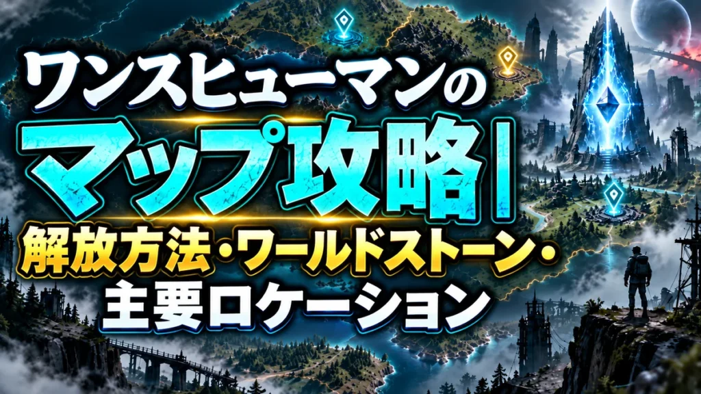 ワンスヒューマンのマップ攻略｜解放方法・ワールドストーン・主要ロケーション