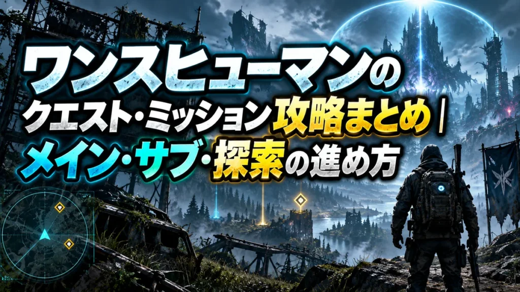 ワンスヒューマンのクエスト・ミッション攻略まとめ｜メイン・サブ・探索の進め方