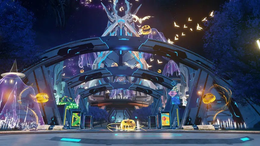 『PSO2 ニュージェネシス ver.2』ハロウィン'26のセントラルシティ公式画面